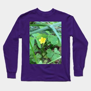 Tiny Hidden Wildflower Long Sleeve T-Shirt